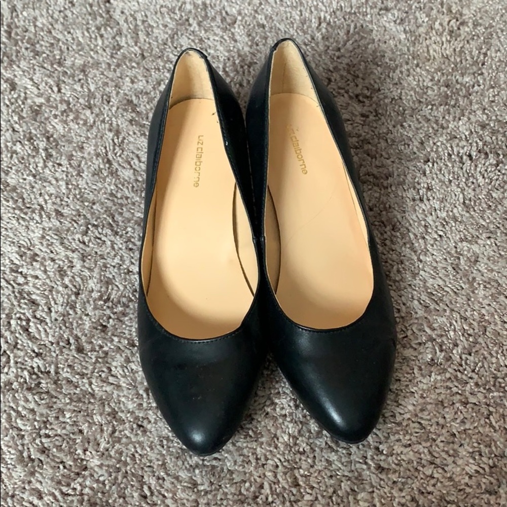 Black low heels